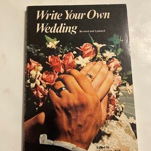 Vintage 1970s Write Your Own Wedding Book